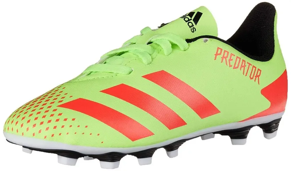 ADIDAS PREDATOR 20.4 FIRM GROUND SOCCER SHOE (MENS) SIGNAL GREEN/POP/BLACK 4